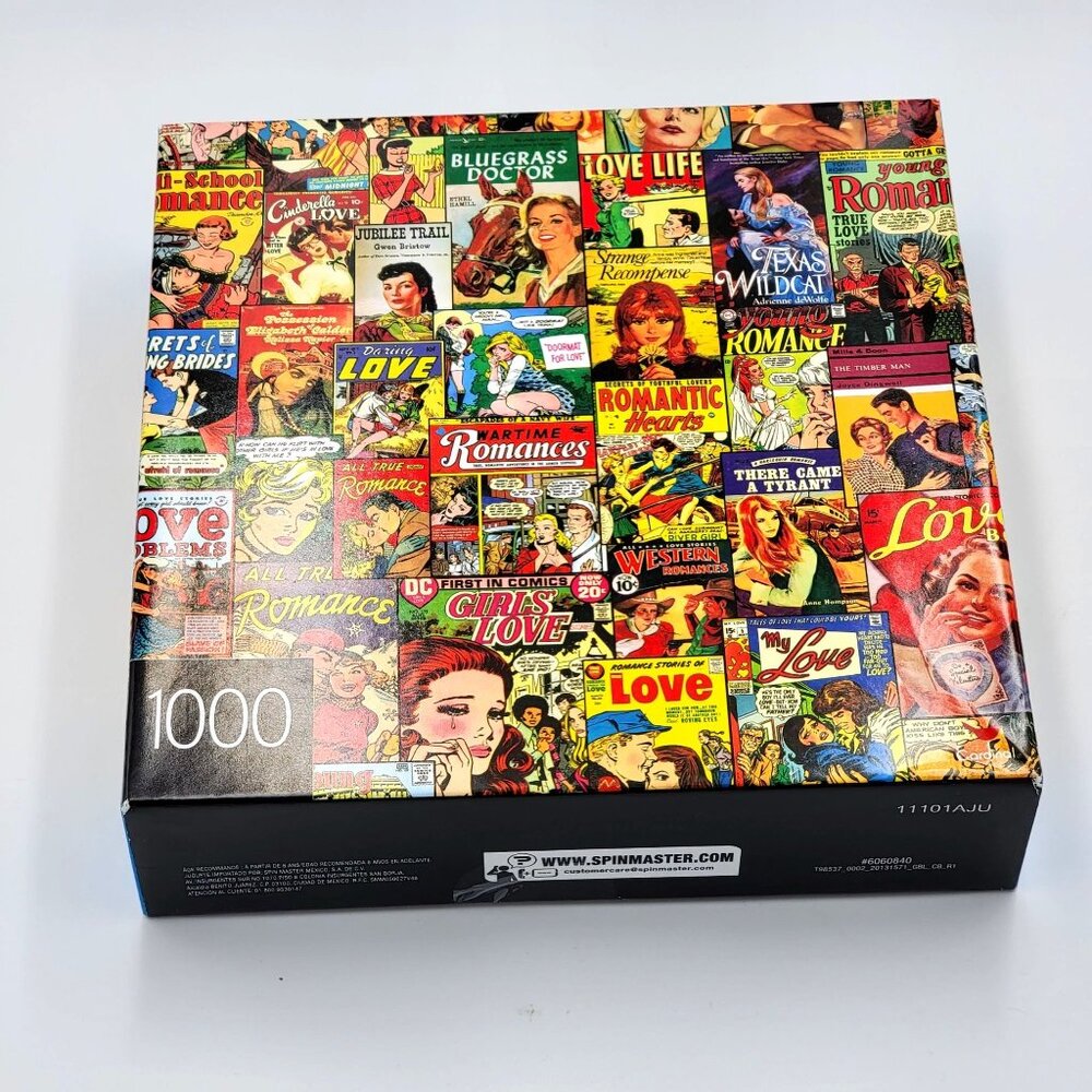 Vintage Romance Comic Collage 1000-Piece Puzzle By Cardinal - Picture 4 of 9